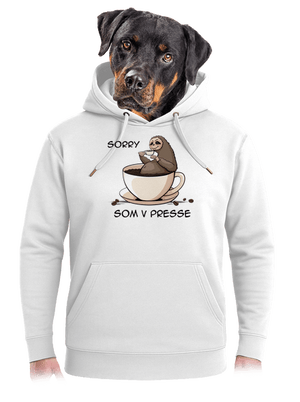 V presse unisex mikina premium Snowwhite