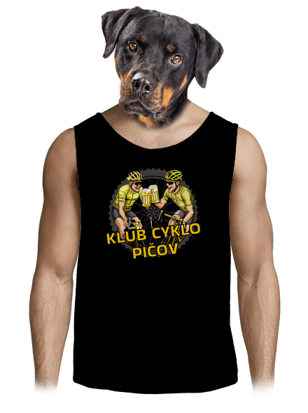Klub cyklo pičov pánske tielko Black