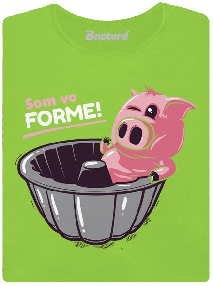 Vo forme dámske tričko Apple Green