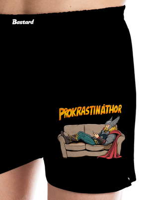 Prokrastináthor pánske trenky Black