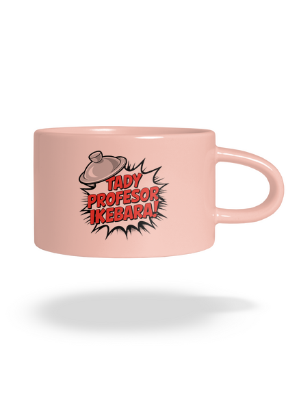 Profesor Ikebara hrnček makronka Pink Macaron