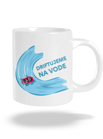 Driftujeme na vode veľký hrnček White