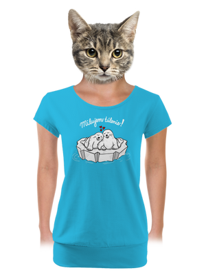 dámske tričko s lemom