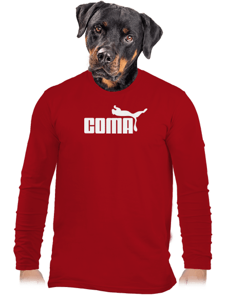 Coma pánske dlhý rukáv Red