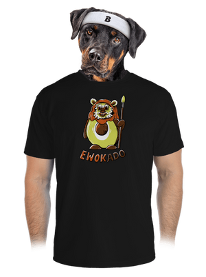 Ewokado pánske športové tričko Black