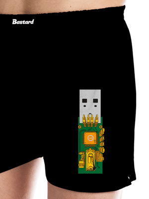 USB city pánske trenky Black