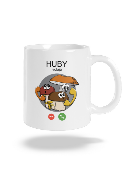 Huby volajú klasický hrnček White