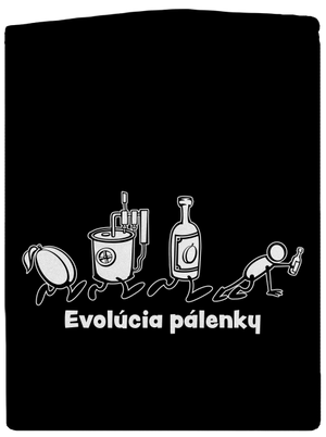 Evolúcia pálenky dámska mikina na zips Black