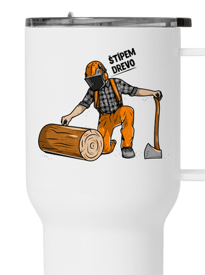 Drevorubač termohrnček White