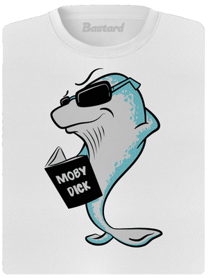 Moby Dick dámske športové tričko White