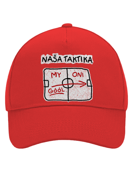 Naša taktika šiltovka baseballka Classic Red