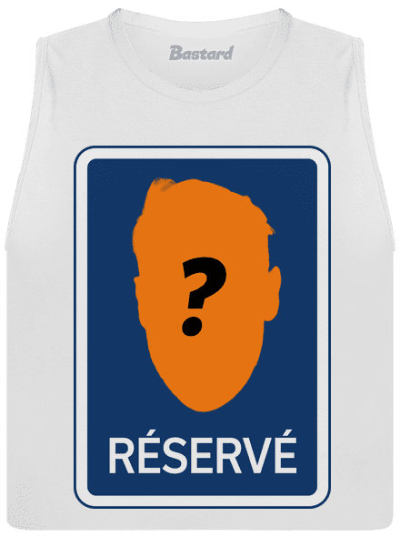 Značka réservé dámske tielko voľné White