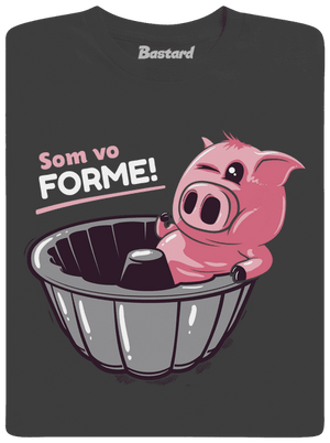 Vo forme pánske dlhý rukáv Dark Grey