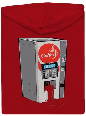 Jackpot pánska mikina na zips Red