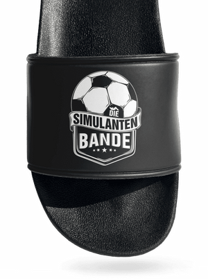 Simulanten bande šľapky Black