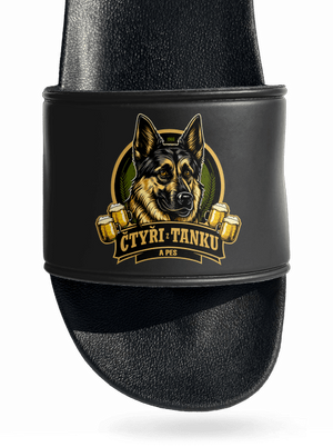 Čtyři z tanku a pes šľapky Black