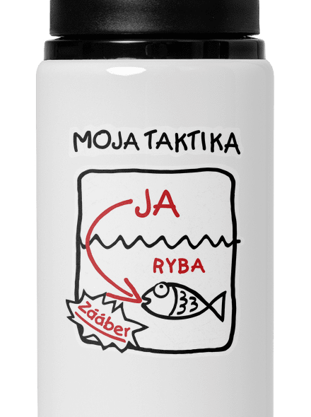 Rybárska taktika flaša na vodu White