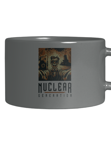 Nuclear generation hrnček makronka Grey Macaron