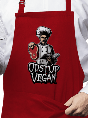 Odstup vegane zástera Red