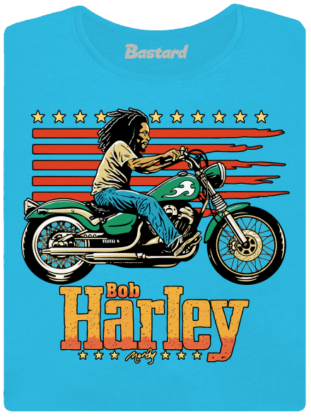 Bob Harley dámske tričko s lemom Blue Atol