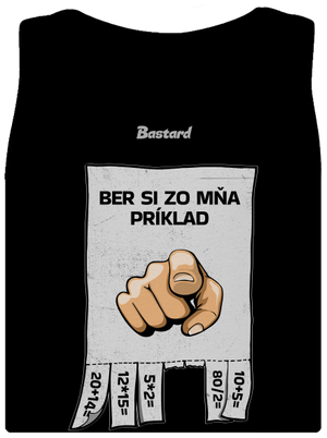 Ber si zo mňa príklad dámske tielko klasické Black