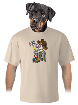 unisex tričko oversized