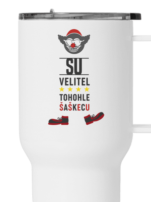 Velitel šaškecu termohrnček White