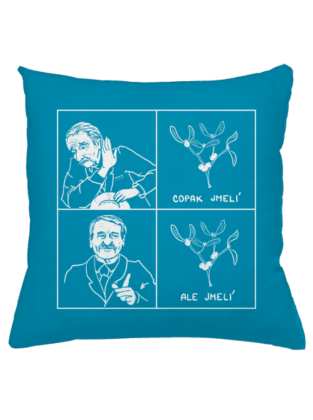 Cimrman: Copak jmelí vankúš Blue Turquoise