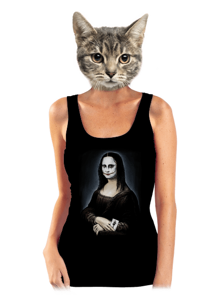 Mona Joker Lisa dámske tielko klasické Black