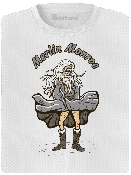 Merlin Monroe dámske športové tričko White