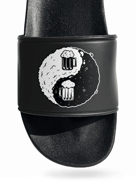 Jin Jang pivo šľapky Black