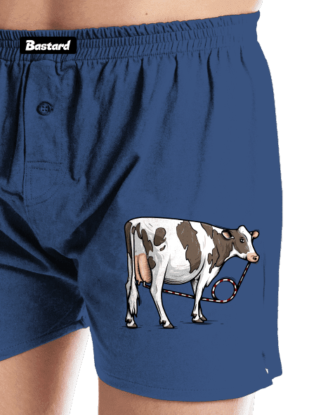 Cow drink pánske trenky Blue