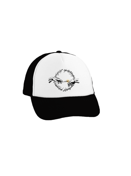 God of ring šiltovka truckerka Black cap