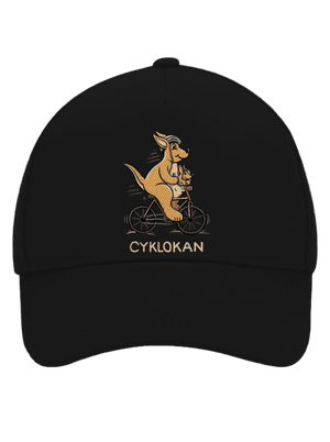Cyklokan šiltovka baseballka Black