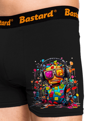 Workaholic robot boxerky Black