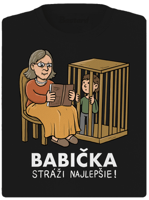 Babička stráži najlepšie dámske športové tričko Black