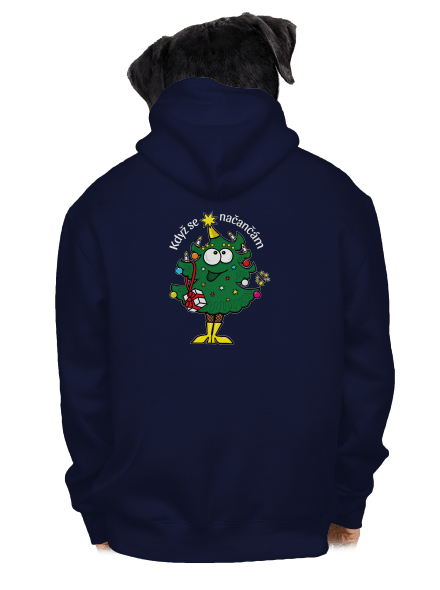 Když se načančám pánska mikina na zips Navy