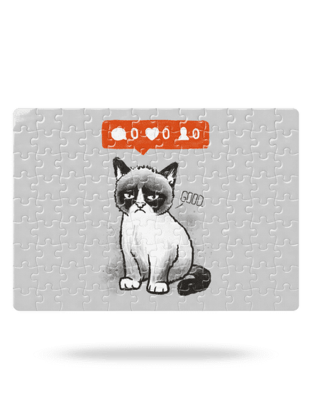 Grumpy puzzle White