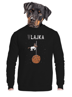 Vlajka unisex mikina bez kapucne Black