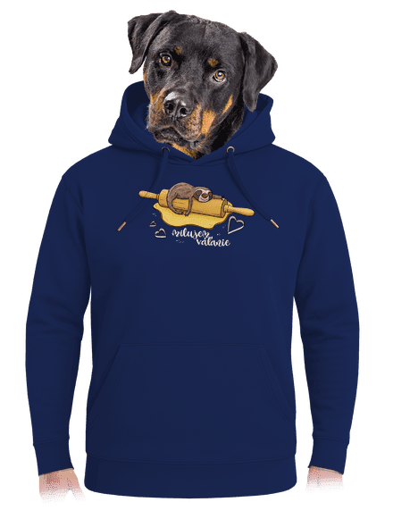 Milujem váľanie unisex mikina premium Navy