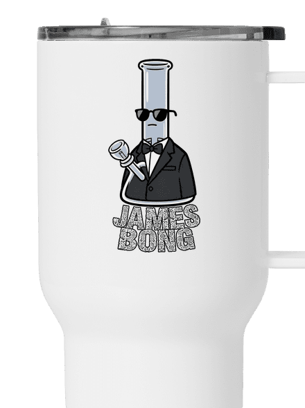 James Bong termohrnček White