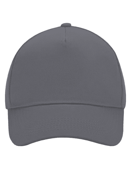 Bez potlače šiltovka baseballka Graphite grey