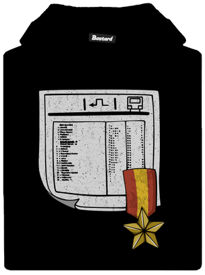 Cestovný poriadok detská mikina klokanka Black