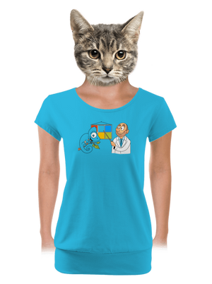 dámske tričko s lemom