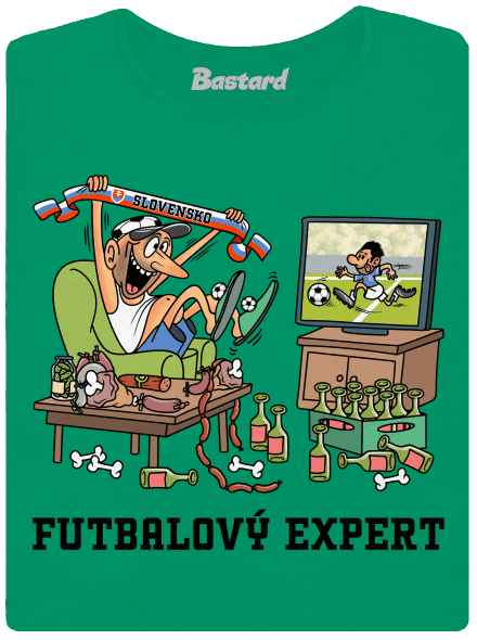 Futbalový expert dámske tričko Kelly Green Mal