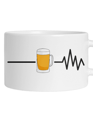 Beer help hrnček makronka White