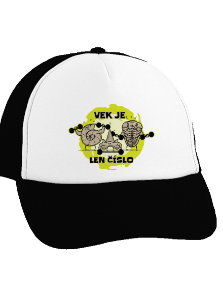 Vek je len číslo šiltovka truckerka Black cap