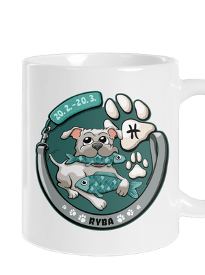 Psí horoskop: Ryba klasický hrnček White