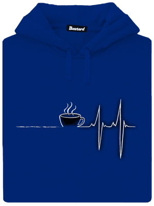 Coffee help dámska mikina klokanka Royal Blue Mal