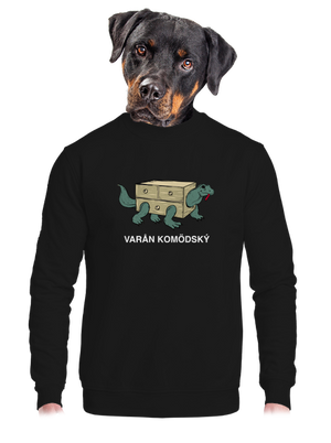 unisex mikina bez kapucne